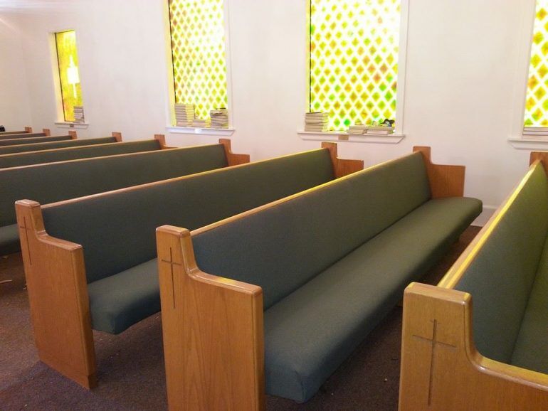How Much Does it Cost to Reupholster a Church Pew? McPhail Church